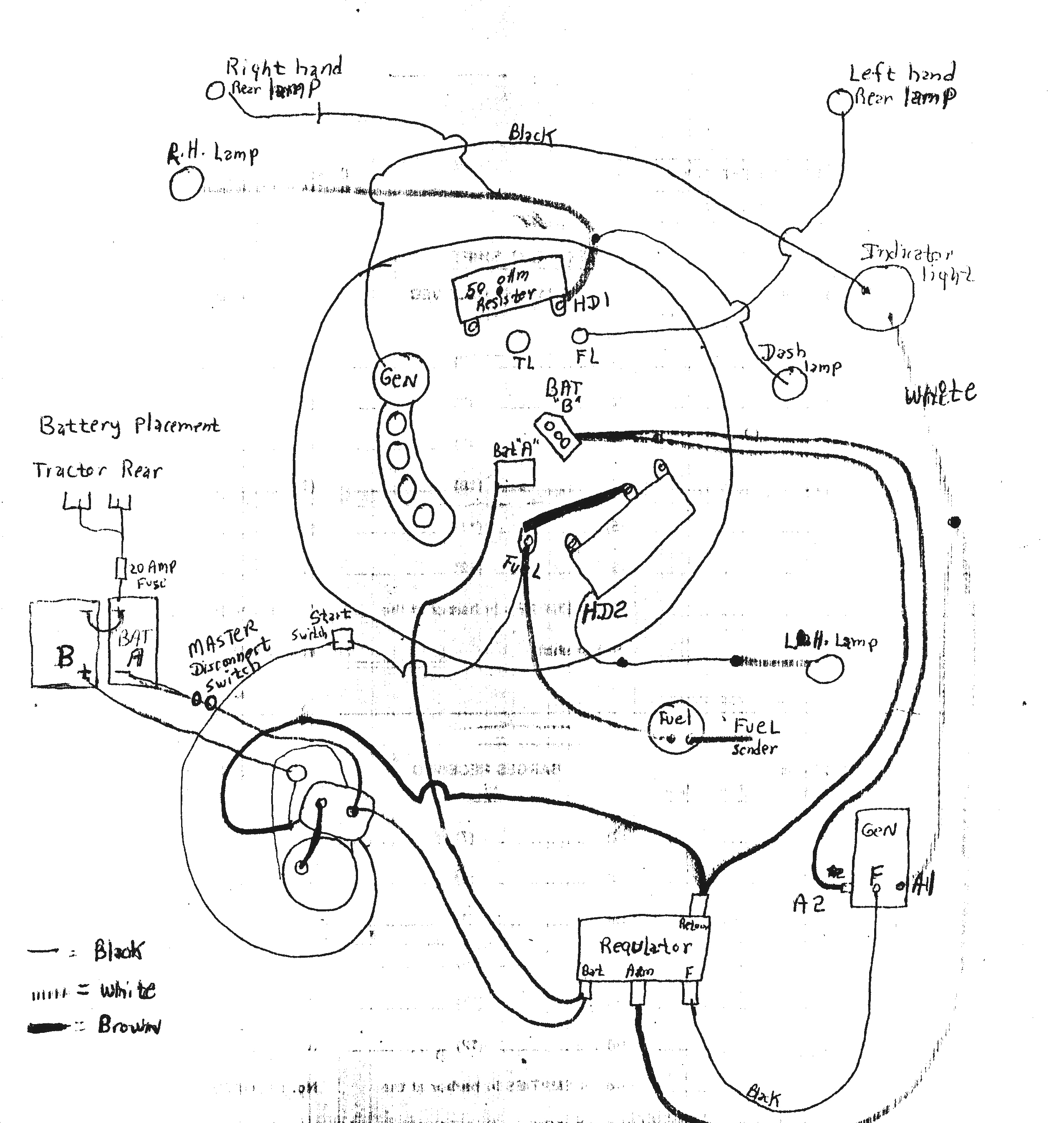 Diesel Tractor Ignition Switch Wiring Diagram - Wiring Site Resource