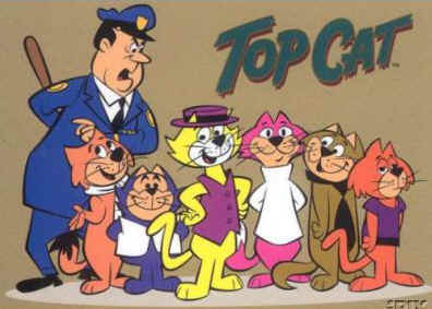 Famous Cats: Pink Panther, Top Cat, Cheshire Cat, Catwoman, Morris
