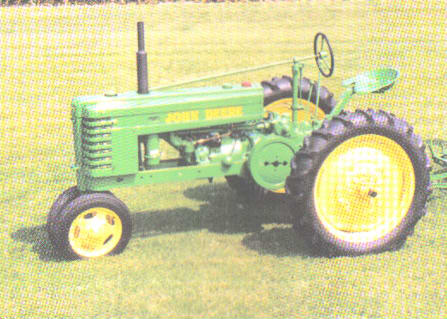John Deere H tractor Original JD front cast hub cap H204R 
