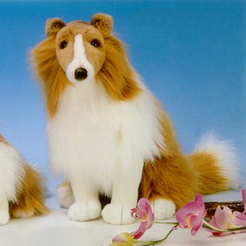 rough collie soft toy