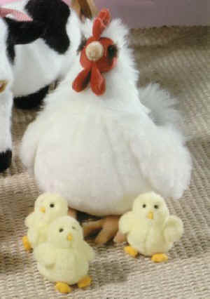 stuffed chicks